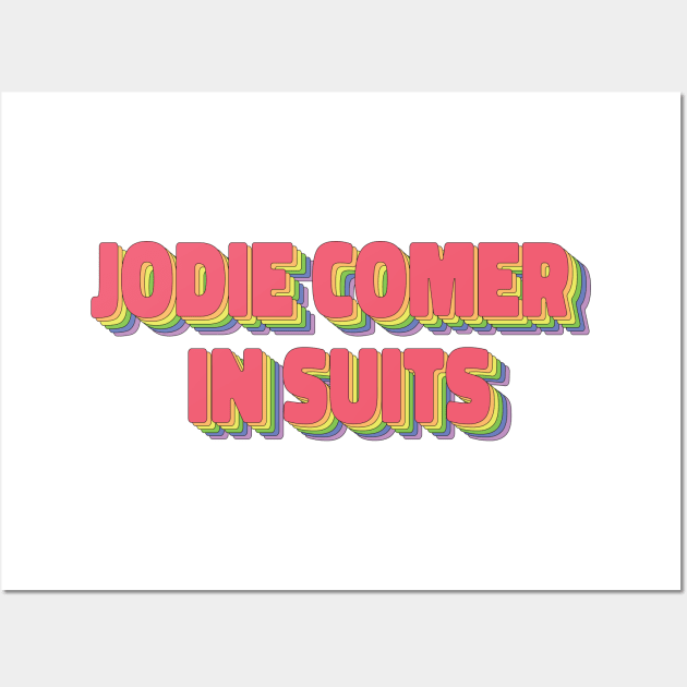 Jodie Comer Villanelle Wall Art by ColoredRatioDesign